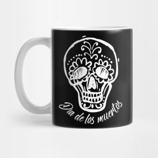 Dia de los muertos - skull drawing design Mug